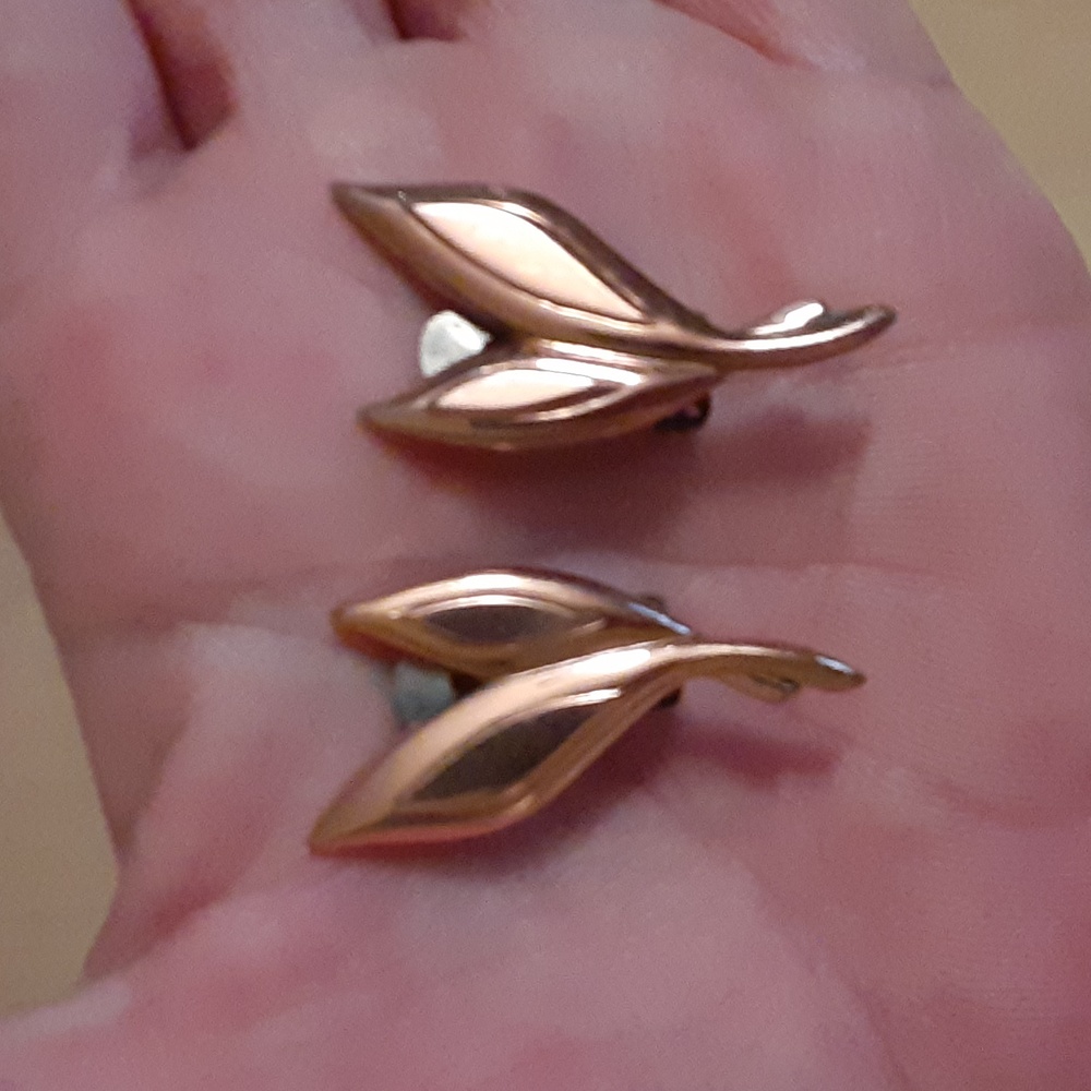 Vintage Renoir Copper Earrings